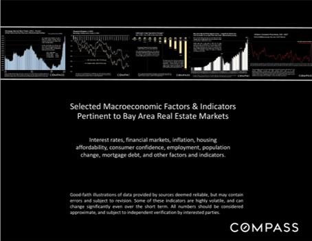 Selected Marcoeconomic Trends & Indicators Pertinent to Bay Area Real Estate Markets